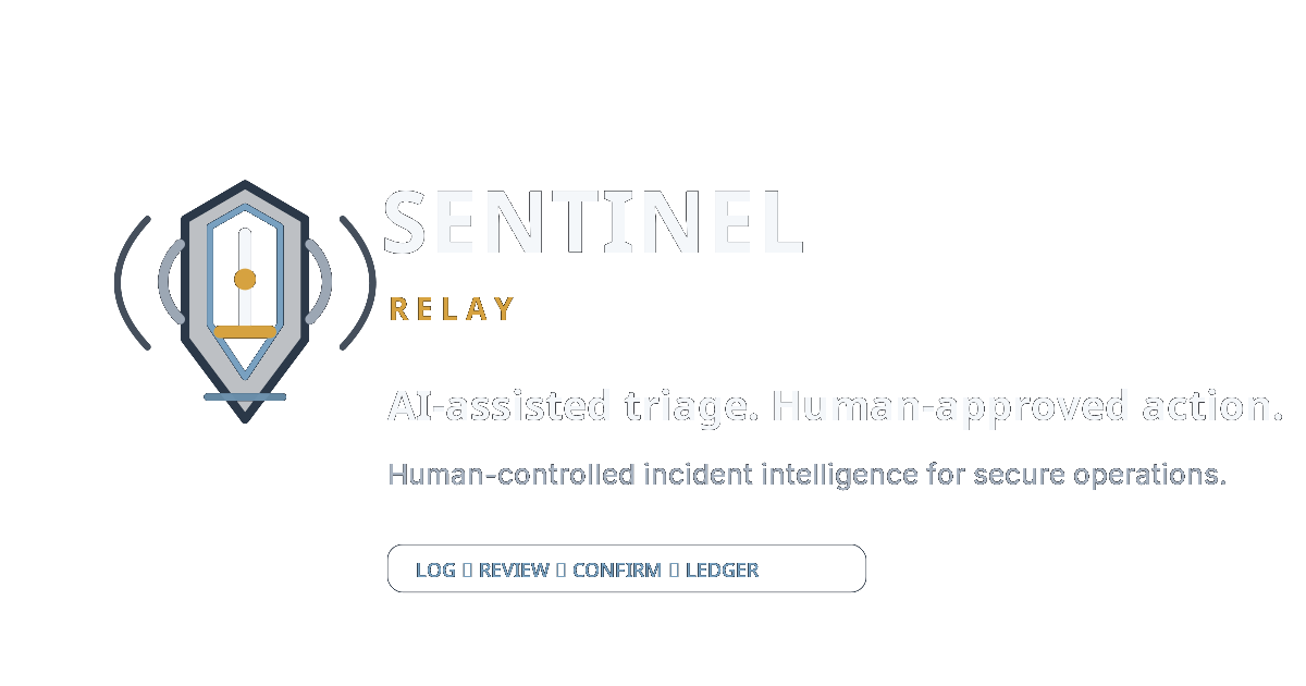 Sentinel Relay logo — Schliff Group ecosystem